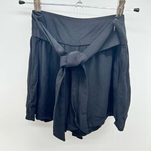 Maurices Black Tie-Front Shorts